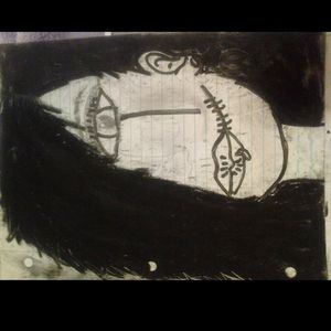 My art drawings/chalk art on paper